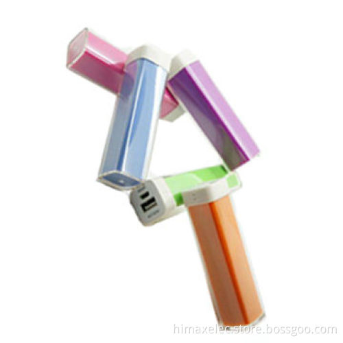 Lipstick Power Banks, 18650 Samsung cell, 1500mAh~3000mAh, Hot Sales, OEM Gift